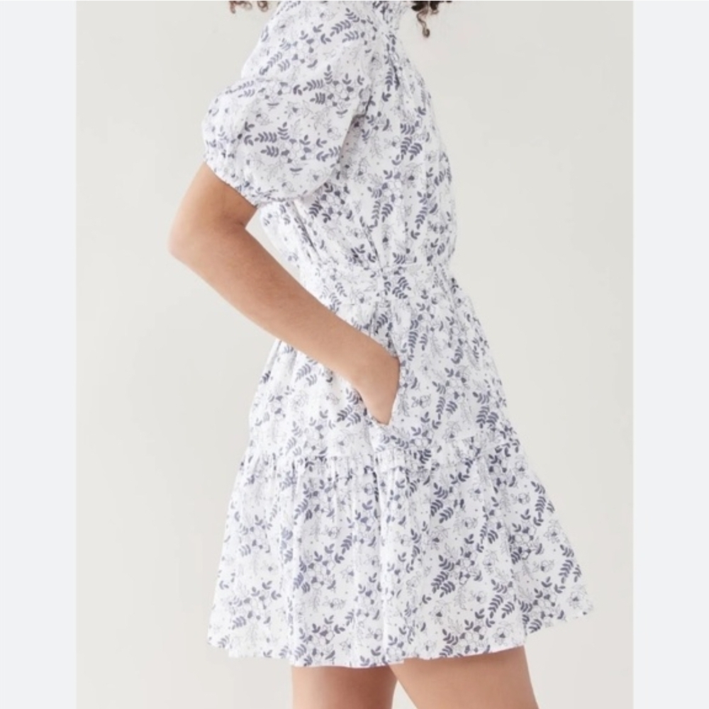 Cleobella NWOT Nevah Floral Puff Sleeve Mini Dress In Killarney Print Sz Small - Picture 5 of 16